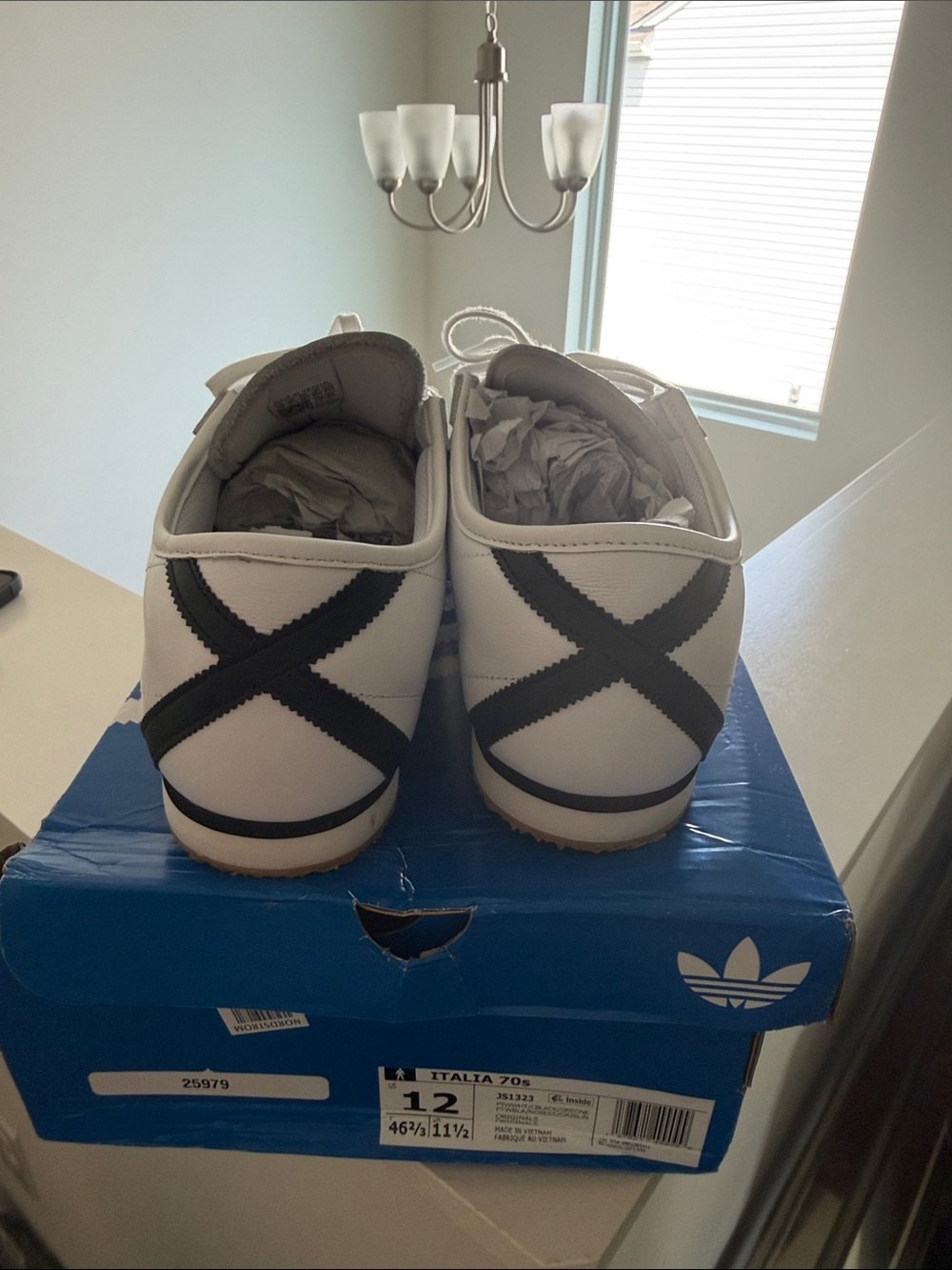 adidas White & Black Italia Men’s Sneakers View 2
